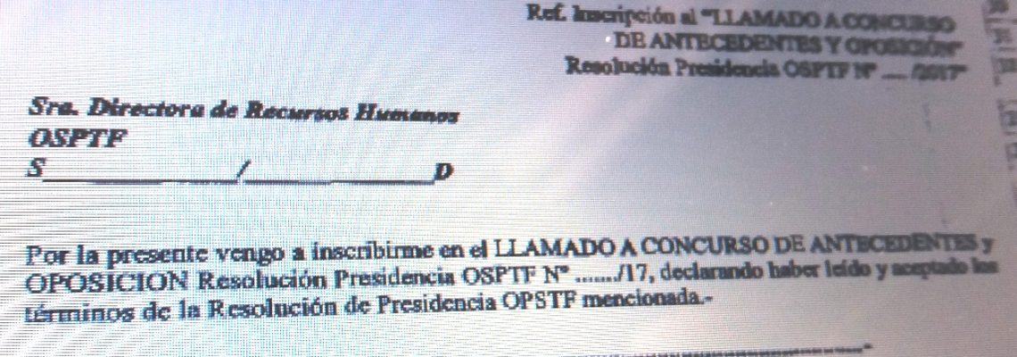 obra social concurso